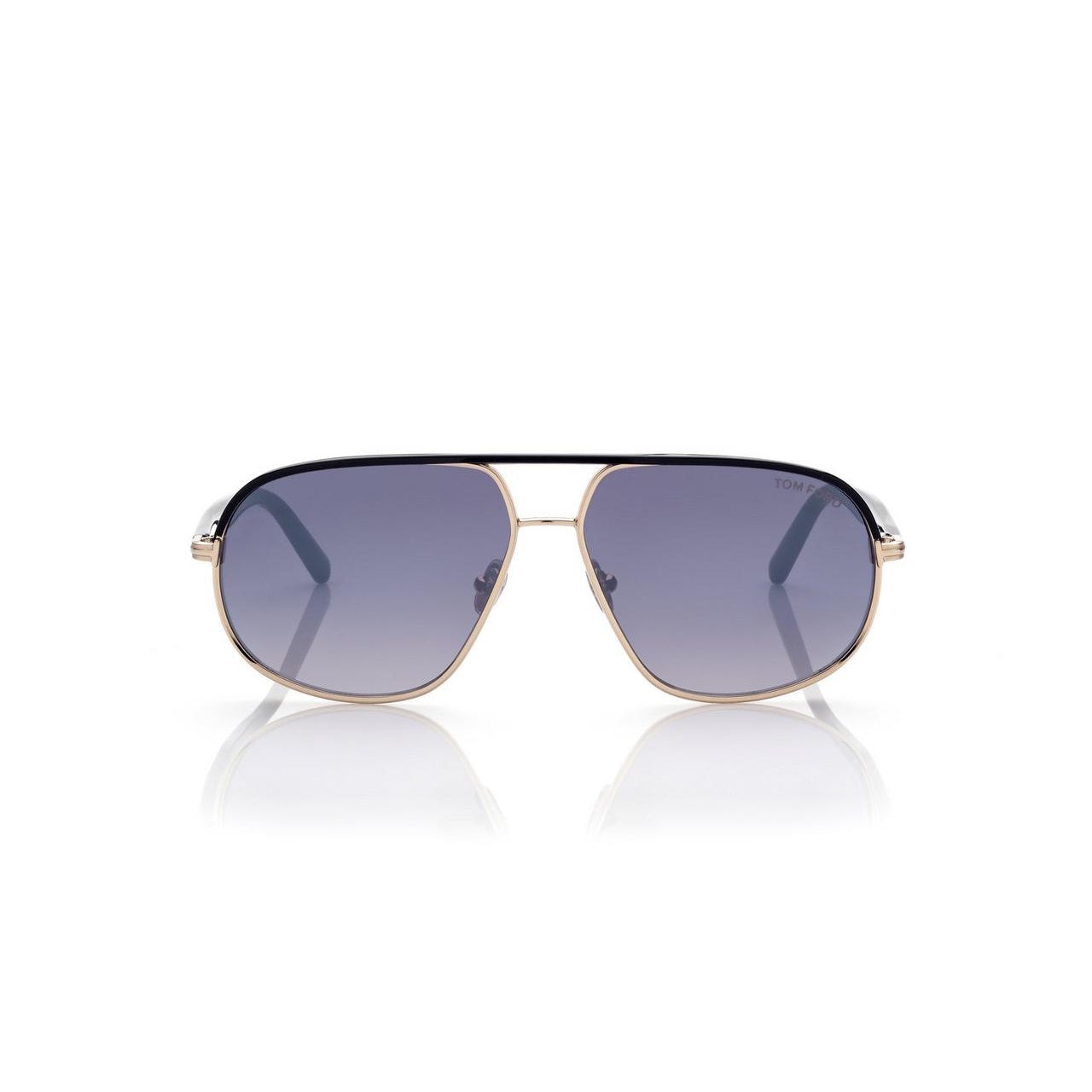 Tom Ford FT 1019 Maxwell 28B 59 Shiny Rose Gold Shiny Black/Smoke Gradient
