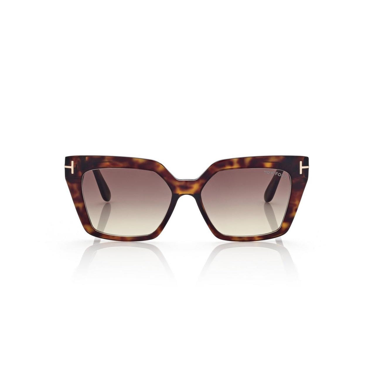 Tom Ford FT 1030 Winona 52F 53 Shiny Dark Havana/Brown Gradient
