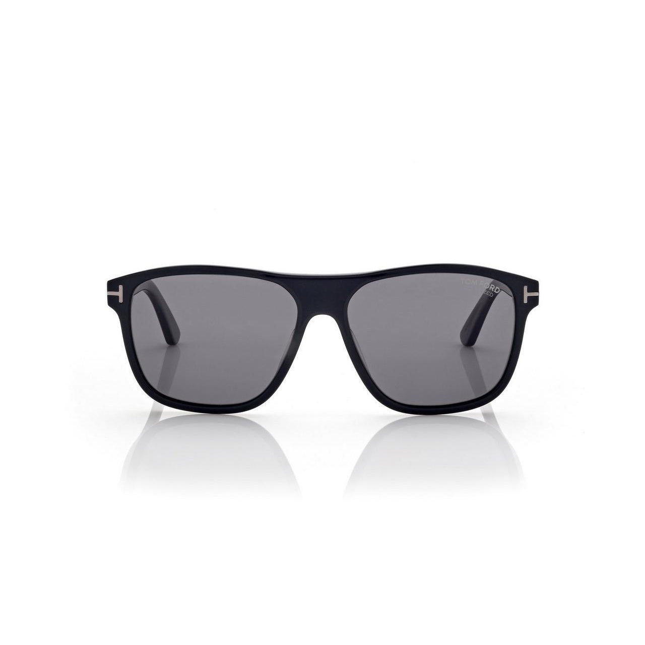 Tom Ford FT 1081N Frances 01D 58 Shiny Black/Smoke Polarized