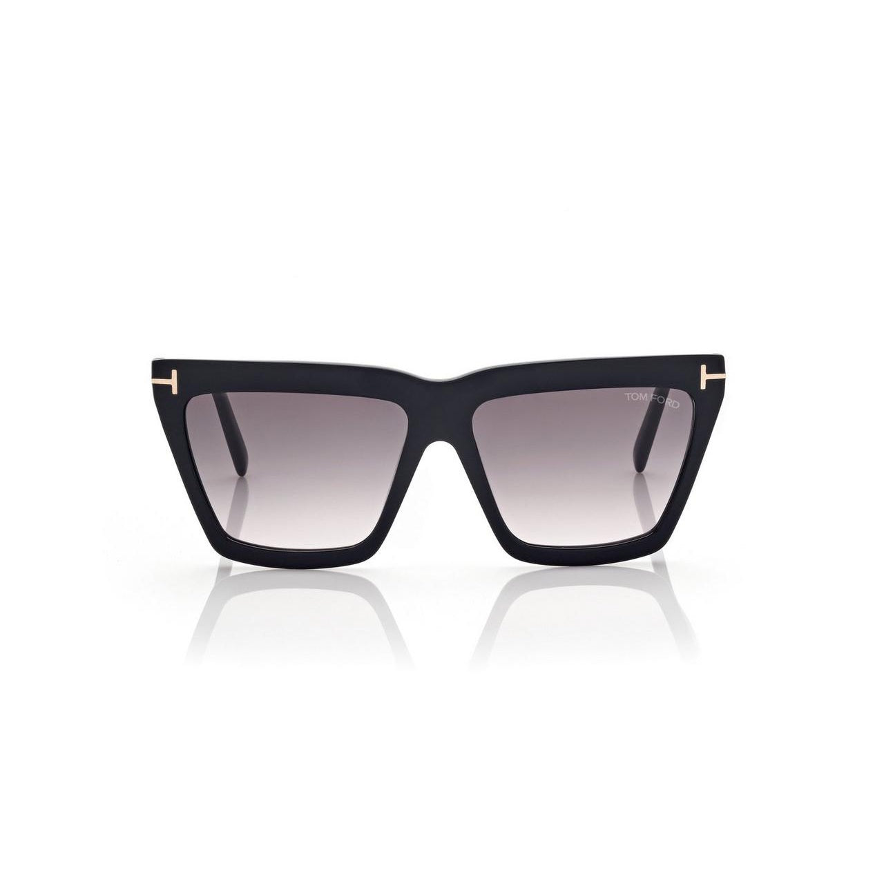 Tom Ford FT 1110 Eden 01B 56 Shiny Black/ Smoke Gradient