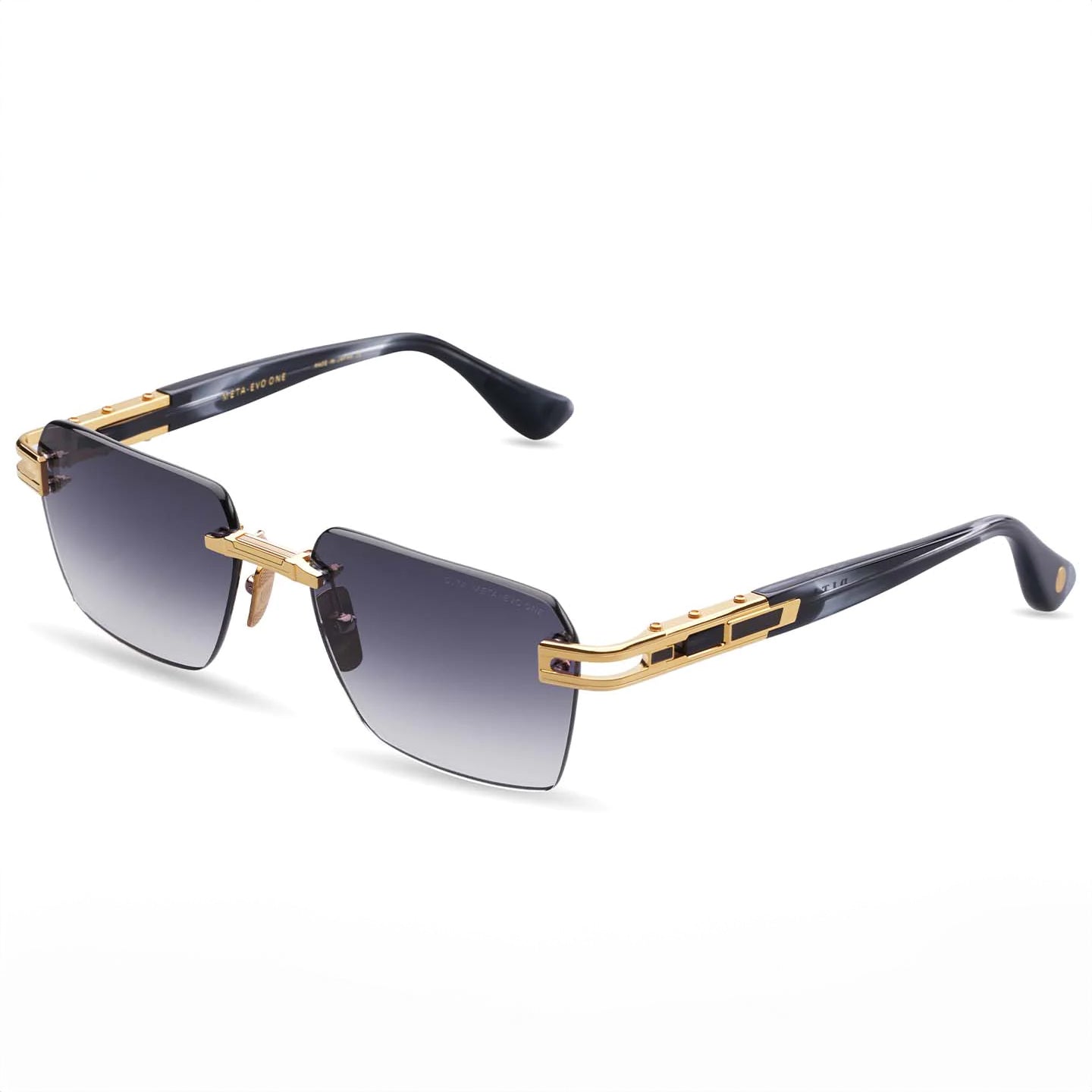 Dita Meta Evo One DTS147-A-01 Yellow Gold Ink Swirl/Grey Gradient
