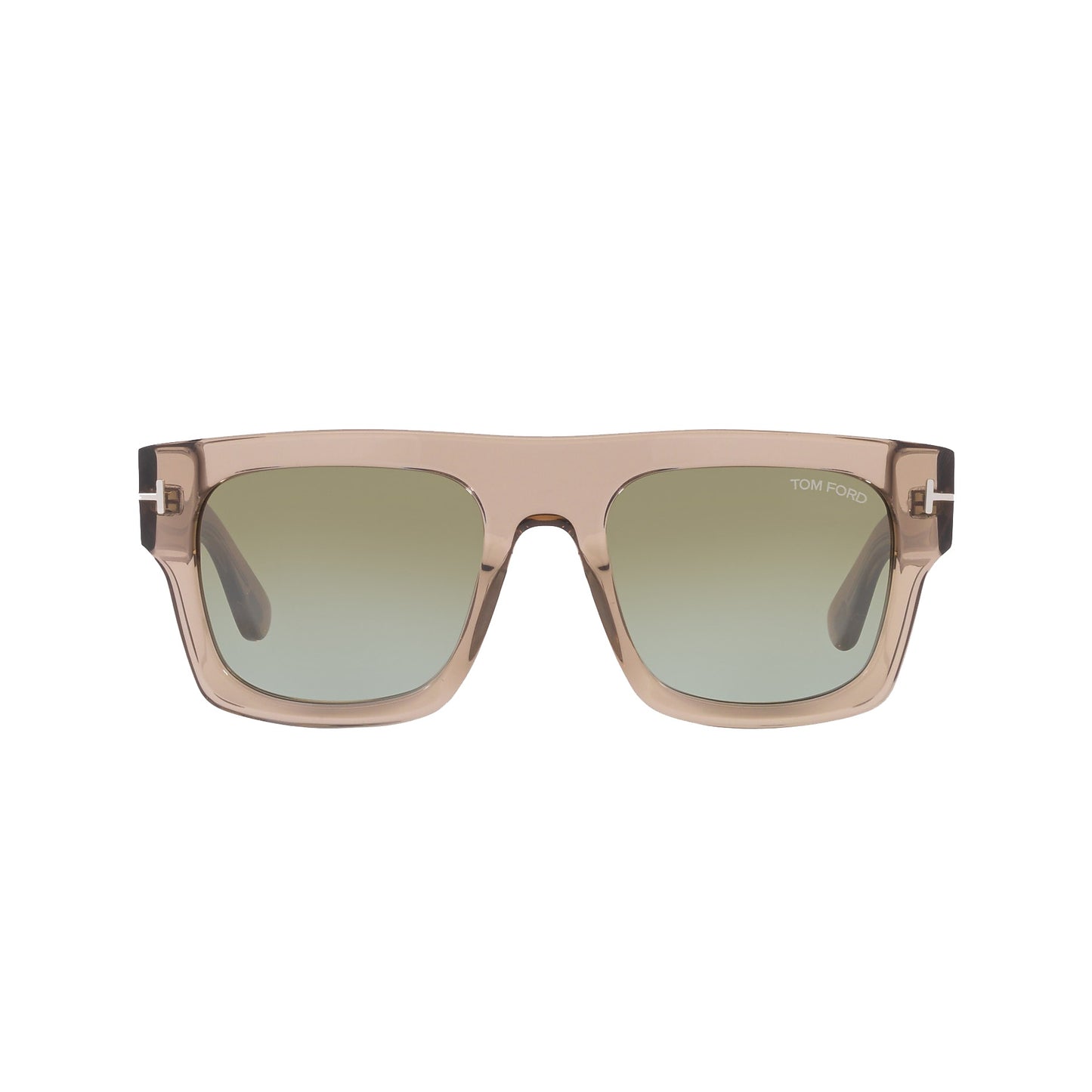 Tom Ford FT 0711 Fausto 47Q 53 Shiny Transparent Oyster/Brown Gradient
