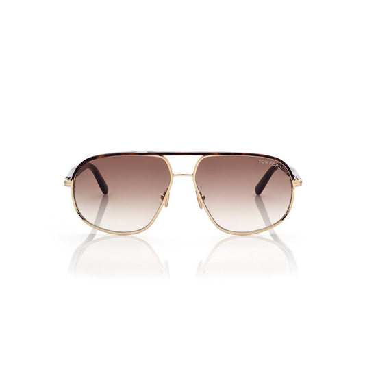 Tom Ford FT 1019 Maxwell 30F 59 Shiny Havana Gold/Brown Gradient