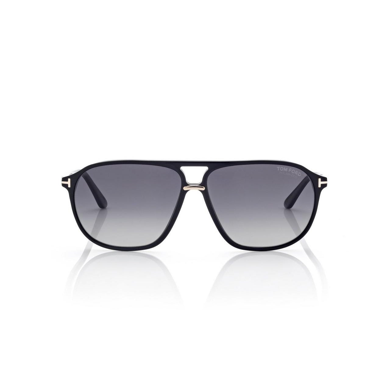 Tom Ford FT 1026 Bruce 01D 61 Shiny Black/Smoke Gradient Polarized