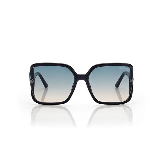 *Tom Ford FT 1089 Solange 01P 60 Shiny Black/Blue Gradient