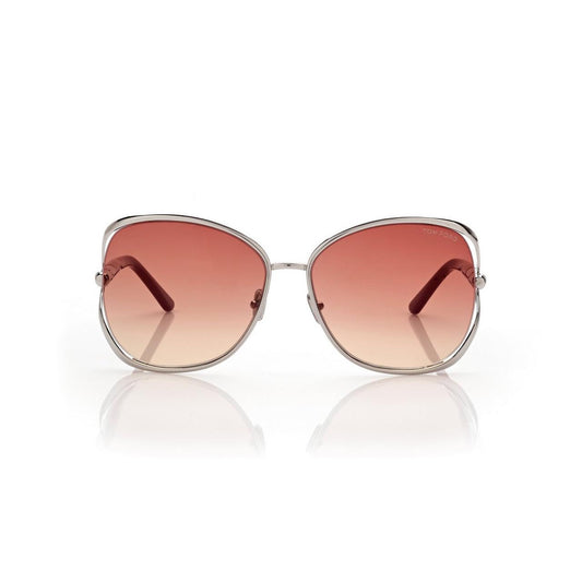 *Tom Ford FT 1091 Marta 16T 62 Shiny Palladium Shiny Dark Fuxia/Bordeaux Gradient