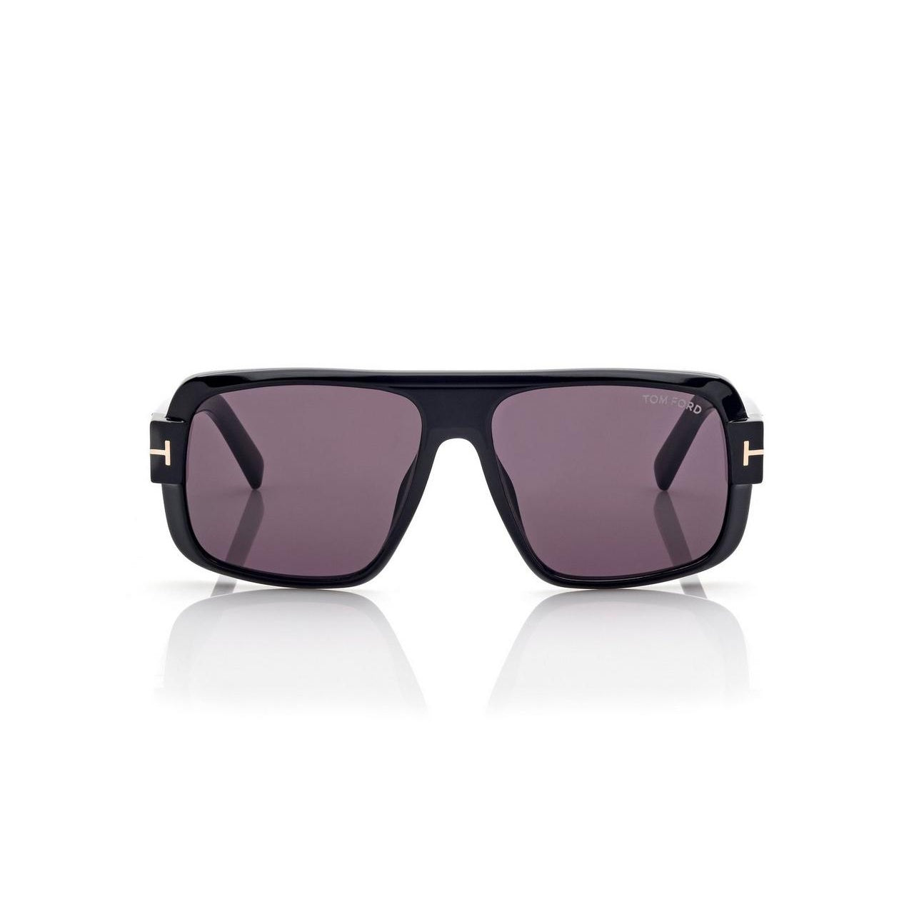 Tom Ford FT 1101 Turner 01A 58 Shiny Black/Smoke
