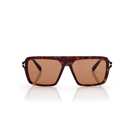 Tom Ford FT 1176 Vincent 53N Shiny Dark Havana/Green