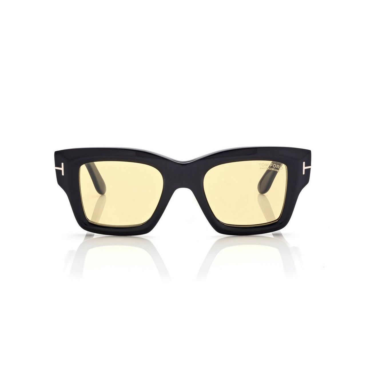 *Tom Ford FT 1154 Ilias 01E 50 Shiny Black/Yellow Photochromic