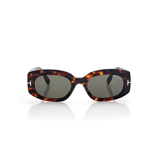 Tom Ford FT 1187 Cielle 52N 52 Shiny Dark Havana/Green