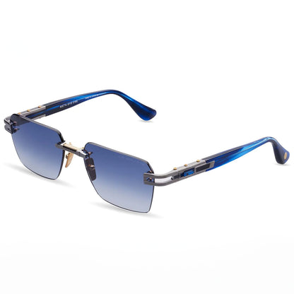 Dita Meta Evo One DTS147-A-02 Antique Silver Blue Swirl/Blue Gradient