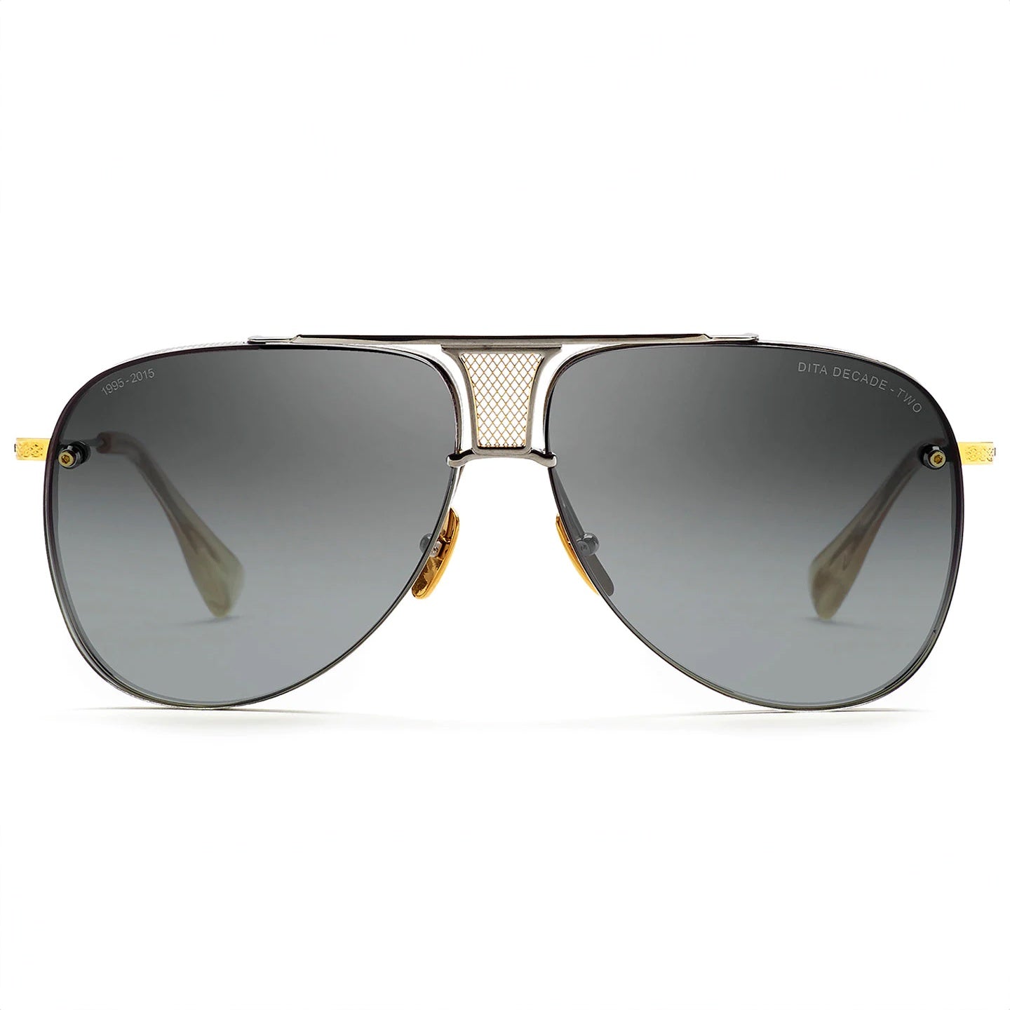 Dita Decade Two DRX-2082-A-SLV-GLD-62 Black Palladium 18K Gold/Dark Gradient