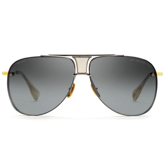 Dita Decade Two DRX-2082-A-SLV-GLD-62 Black Palladium 18K Gold/Dark Gradient
